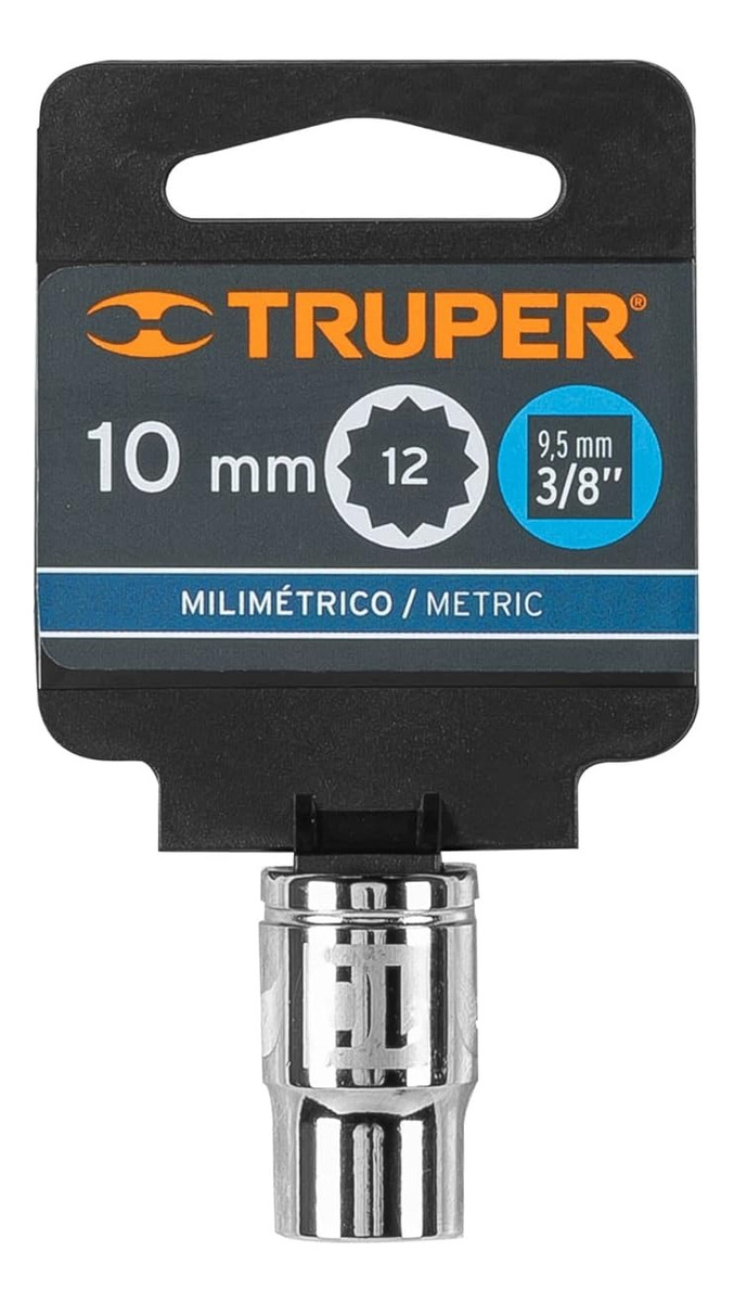 Dado Milimétrico Encastre 3/8 Pulgadas 10mm Truper
