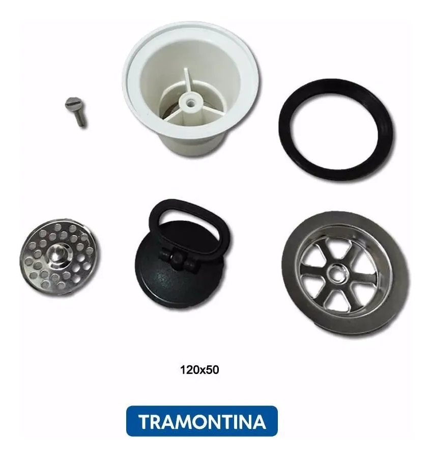 Pileta Acero Inoxidable Mesada Bacha Tramontina Izquierda - Imagen 4