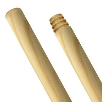 Escobillon 40 Cm 5 Hileras Cabo Madera 2 Mts Cerda Rígida - Imagen 2