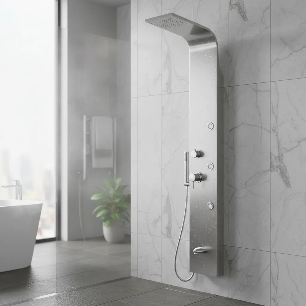 Panel De Ducha Acero Inoxidable 4 Funciones Rimontti 50940 - Imagen 2