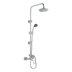 Ducha Barral Cromado C/monocomando, Roseta Y Ducha Rimontti