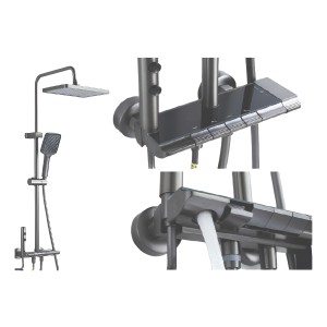 Barral Teclas 4 Funcion Grafito Roseta Cuadrada Rimontti