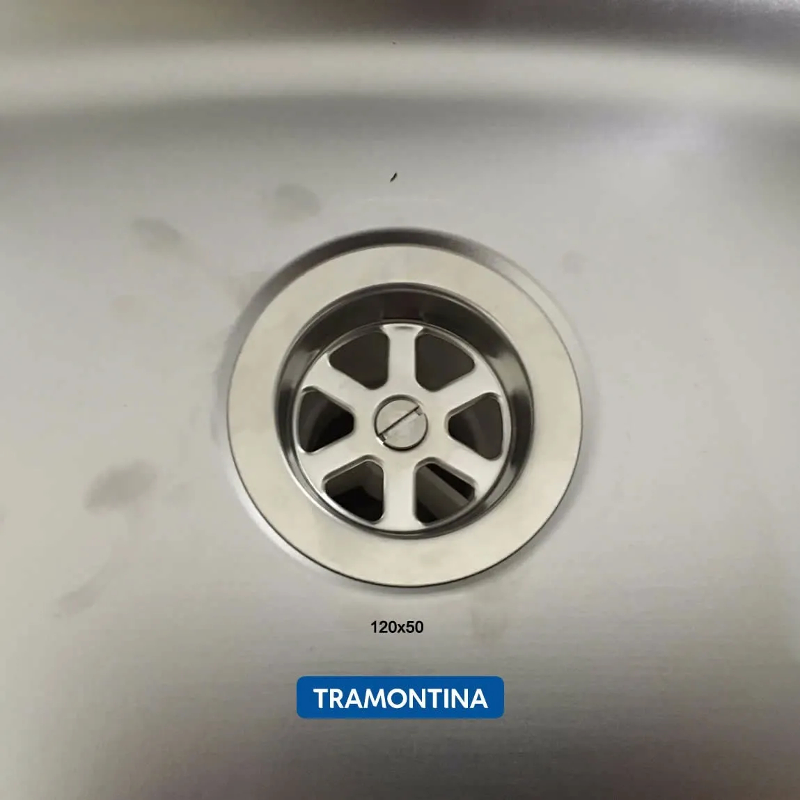 Pileta Acero Inoxidable Mesada Bacha Tramontina Izquierda - Imagen 3