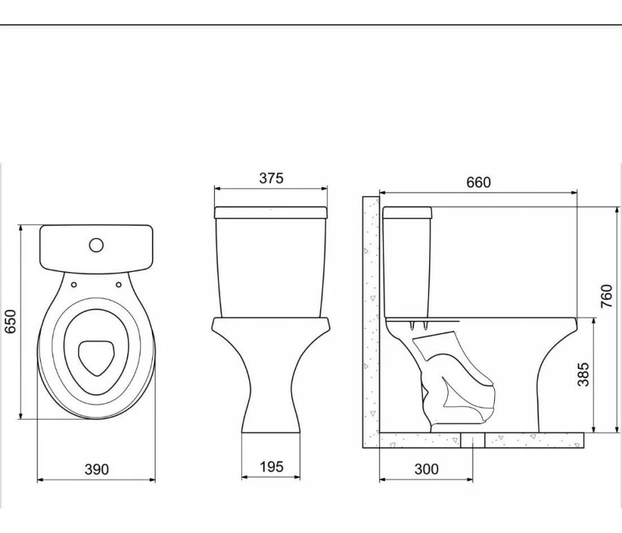 Inodoro Con Mochila Incepa Zip Ceramica Blanco Descarga A 30 - Imagen 2