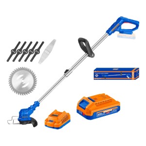Desmalezadora A Bateria 20v Bat 2.0ah + Accesorios Wadfow