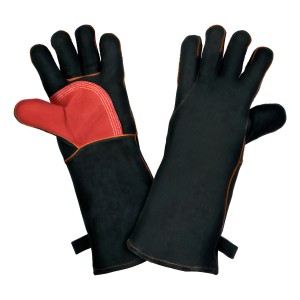 Guantes Negros Reforzados P/soldador, Expert 103804 Negro
