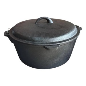 Olla Fundicion Con Tapa 31cm 8lt Sol Sin Patas