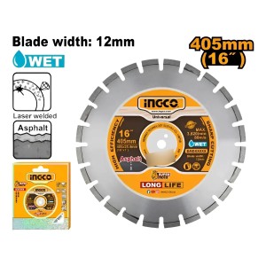 Disco P/ Maquina Pavimento 405mm 16 Asfalto Ingco Dmd064053