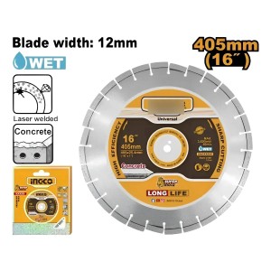 Disco P Maquina Pavimento 405mm 16 Hormigon Ingco Dmd044053