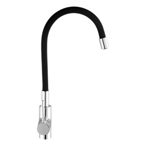 Monocomando Flexible Cocina Mesada Palito Neg. Rimontti Wico