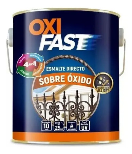 Esmalte Forja Grafito Sobre Oxido Oxifast Belco 0.9 L
