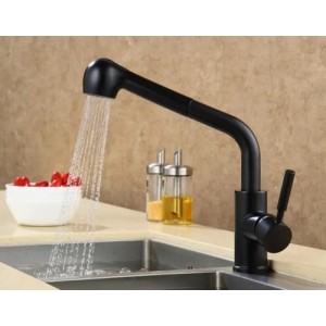 Rimontti 51533 Monocomando Mesada Con Extensible Negro Mate