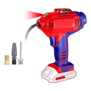 Compresor Pistola Inflador A Bateria S/bat P/autos 20v Emtop