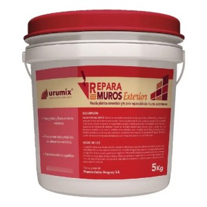 Mezcla Cementicia Repara Muros Exterior Grieta Fisura Urumix