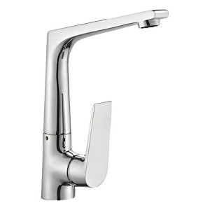 Grifo Monocomando Mesada Cocina Pico Alto Fas Ice 26 Cm
