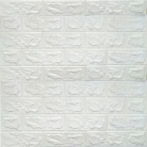 Placa Autoadhesiva X10 Pared Ladrillo Blanco 70x77