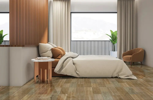 Ceramica Rectificada Tipo Piso Madera 70x70 Caja De 3.43m2 - Imagen 3