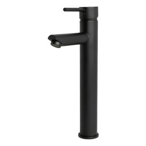 Monocomando Lavatorio Palito 31cm Wico Acero Inox Gris Oscur