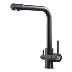 Monocomando Cocina Mesa Para Filtro Ace Inox. Negro Rimontti