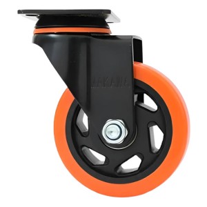 Pack De 4 Ruedas Naranja Industrial 4 622100