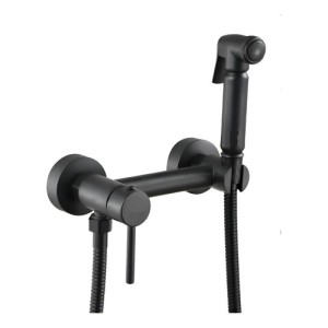 Monocomando Ducha Higiénica Negro Mate Rimontti 5 Años Gtia