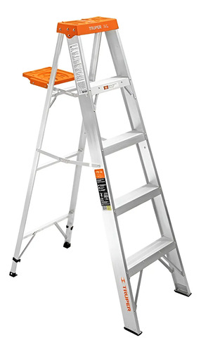 Escalera Aluminio Truper 4 Escalones Tijera 1.5mt 175 Kg
