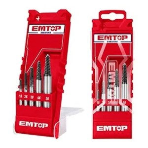 Set Extractor De Tornillos Emtop 5 Piezas Eses1008