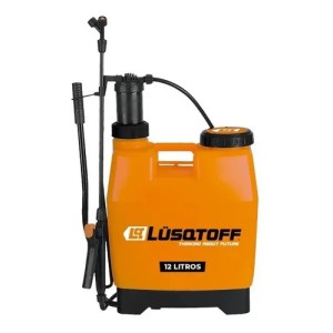Pulverizador Manual Mochila 12l Lüsqtof F12l-8 Con Boquilla Regulable Naranja