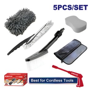 Set De 5 Accesorios Para Hidrolavadora Inalámbrica Emtop