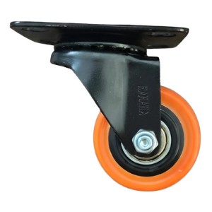 Pack 4 Ruedas Naranja Industrial 2 622050