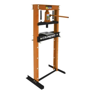Prensa Hidraulica De Pie 12 Tn Industrial Profesional Color Negro Y Naranja Negro/naranja