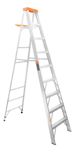 Escalera Aluminio Truper 8 Escalones Tijera 2.7 Mt 175 Kg - Imagen 2