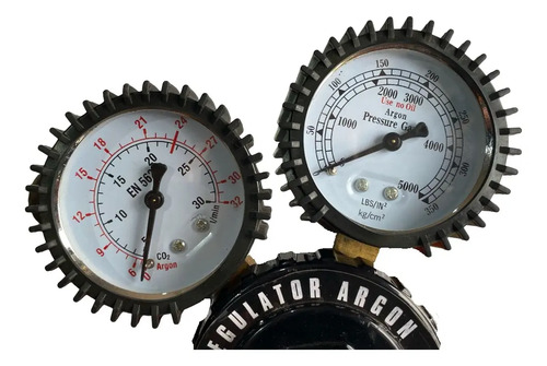 Regulador De Argon Con Relojes - Imagen 2