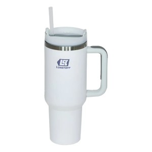 Vaso Térmico Lusqtoff 1.2 Lt Blanco Acero Inox Manija