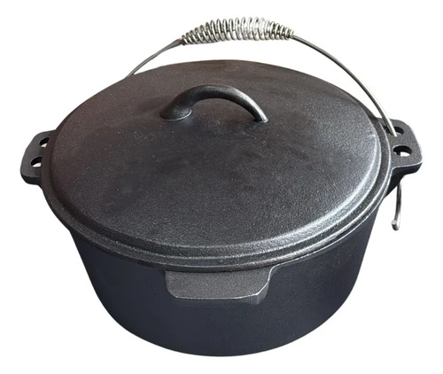 Olla Fundicion Con Tapa 25cm 4lt Sol Sin Patas
