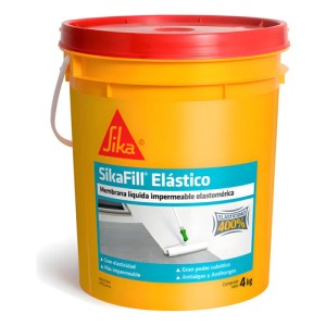 Membrana Líquida Sikafill Elástico 4 Kg Color Blanco