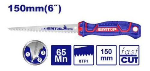 Serrucho Yesero Emtop Ehasw1501 Hoja 150 Mm - Imagen 2