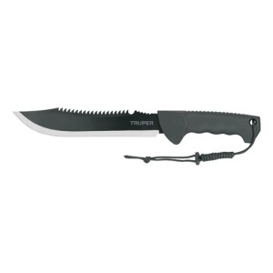 Machete Doble Filo 10 Cacha Inyectada, Truper Con Funda