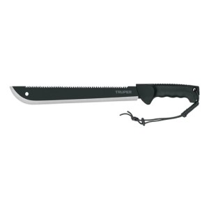 Machete Doble Filo 14' Cacha Inyectada Con Funda Truper