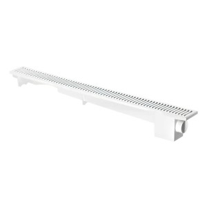 Rejilla Herc Con Drenaje Lineal Moldeable Color Blanco 50cm