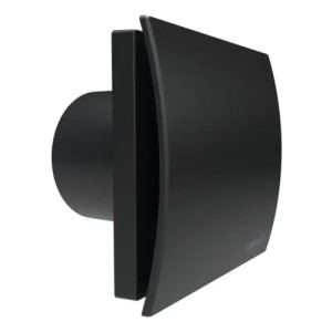 Extractor De Baño Uc-10 Std. Negro Silentis 10 W Cata
