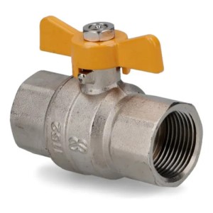 Llave Esférica Para Gas 1/2 Hembra/hembra
