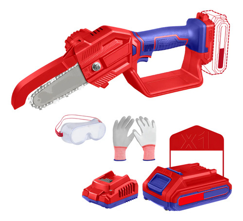 Mini Motosierra A Bateria 5 20 V Emtop Elga20581