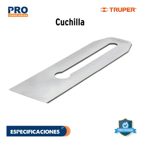 Cepillo Carpintero Profesional N5 + Cuchilla Repuesto Truper - Imagen 5