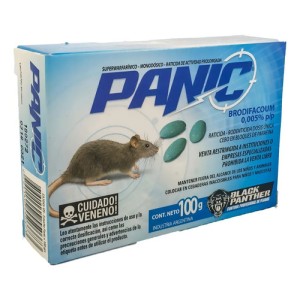 Cebo para Ratas y Ratones Panic en Pastillas de 100g