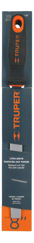 Lima Plana Bastarda Con Mango Comfort Grip 8'' Truper - Imagen 2