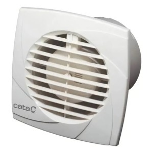 Extractor Baño Cata B12 Plus Blanco Pared Pvc 120mm 190 M³/h 20w 43db