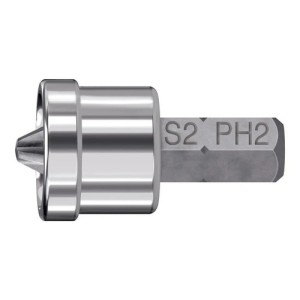 Punta Ph2 Con Tope Para Yeso 25mm Pack 5 Unidades Truper
