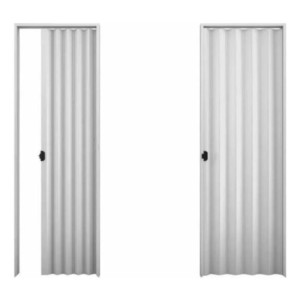Puerta Plegable Pvc Blanca 0.70 X 2.10 Perfyline B.oli