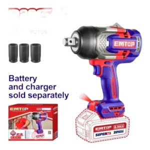 Llave De Impacto Inalámbrica 3/4 1750nm Emtop Eciwl201751
